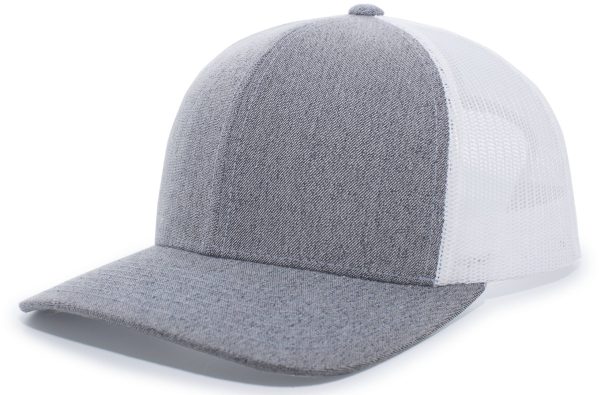 Heather Trucker Snapback Cap
