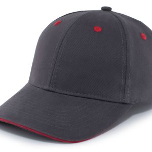 Brushed Twill Cap With Sandwich Bill - Image 6