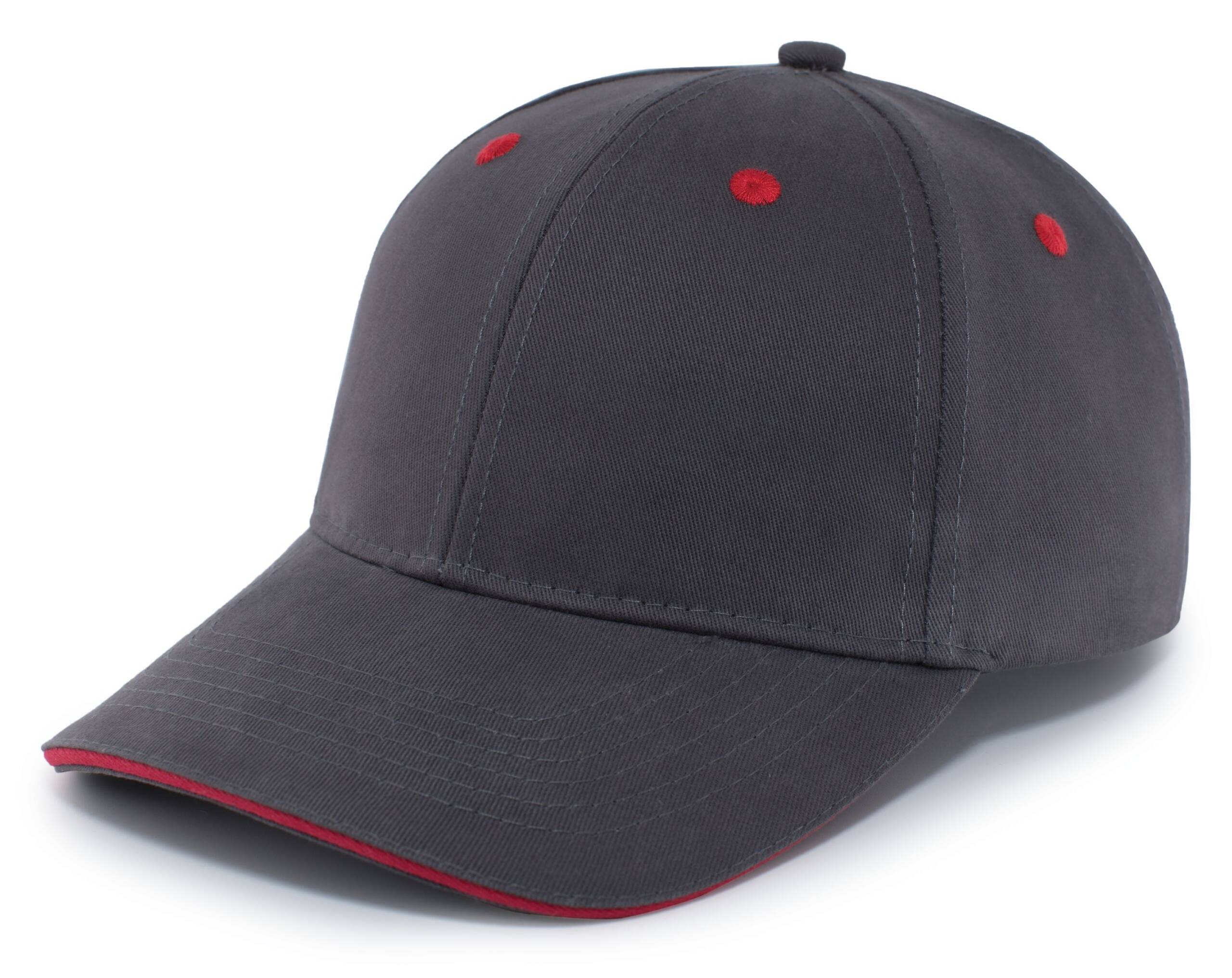 Brushed Twill Cap With Sandwich Bill - Image 6
