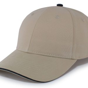 Brushed Twill Cap With Sandwich Bill - Image 9