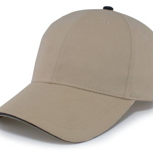 Brushed Twill Cap With Sandwich Bill - Image 8