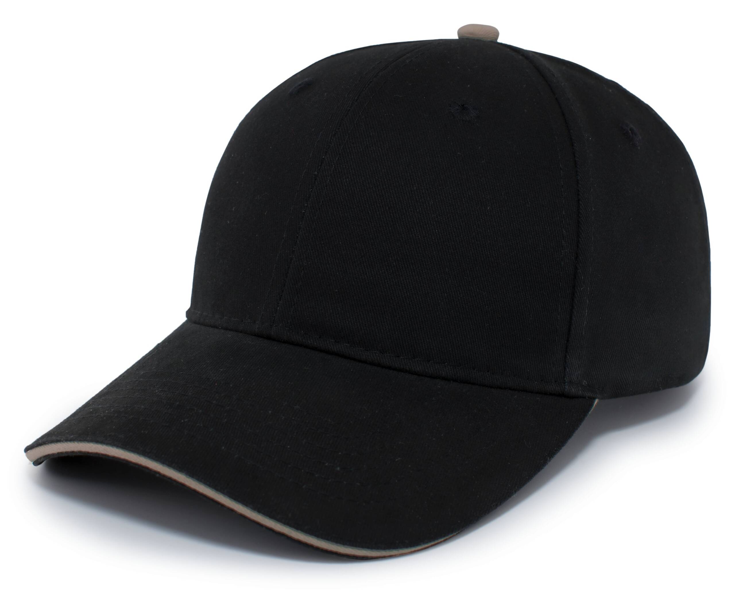 Brushed Twill Cap With Sandwich Bill - Image 3