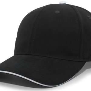 Brushed Twill Cap With Sandwich Bill - Image 5