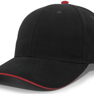 Brushed Twill Cap With Sandwich Bill - Image 4
