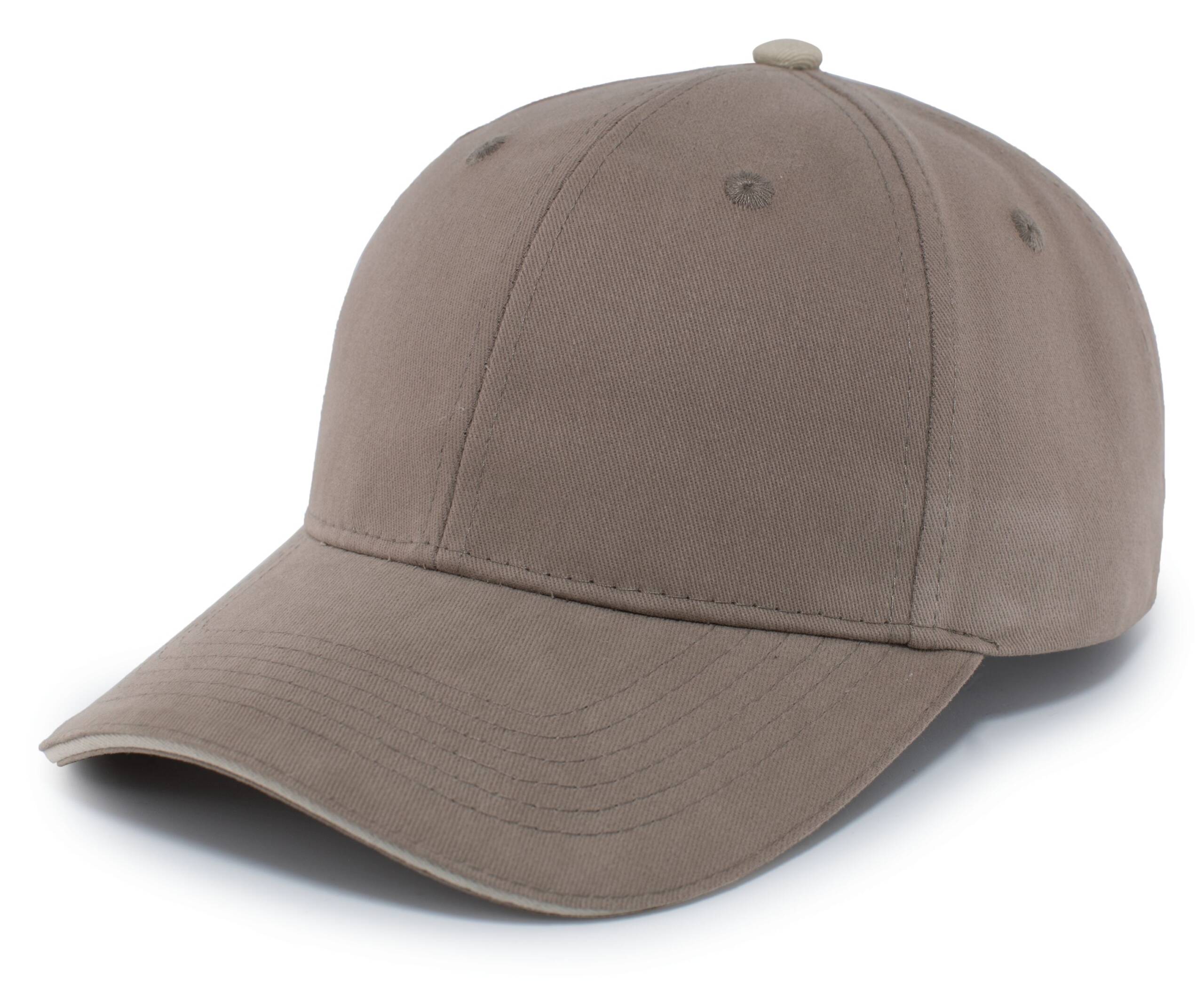 Brushed Twill Cap With Sandwich Bill - Image 2