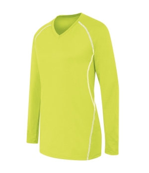 Ladies Long Sleeve Solid Jersey