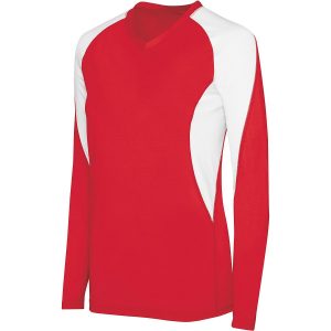 Girls Long Sleeve Court Jersey - Image 5