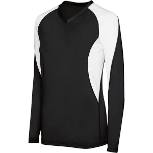 Girls Long Sleeve Court Jersey - Image 2