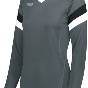 Girls TruHit Tri-Color Long Sleeve Jersey - Image 5