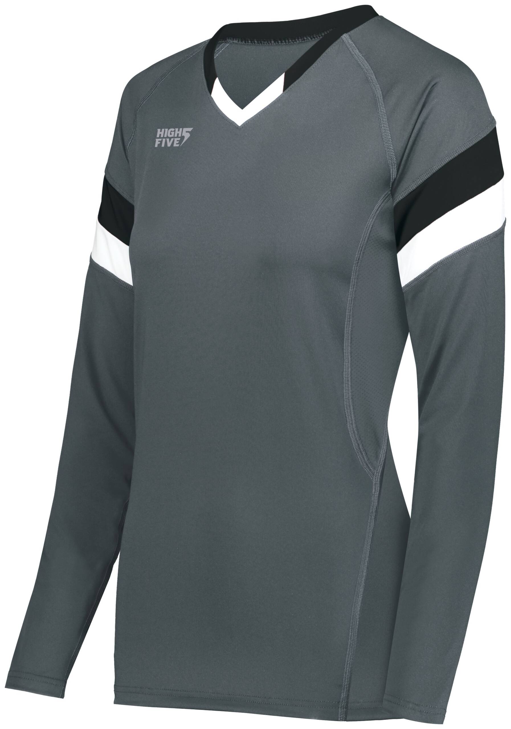 Girls TruHit Tri-Color Long Sleeve Jersey - Image 5