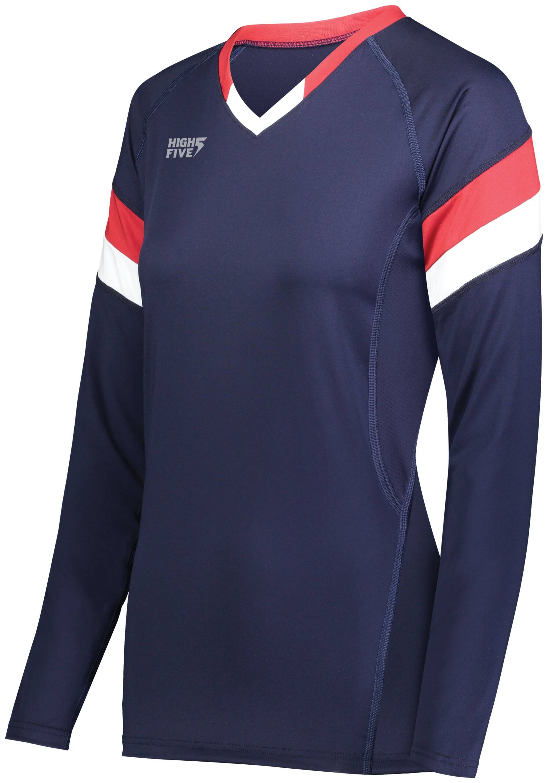 Girls TruHit Tri-Color Long Sleeve Jersey - Image 8