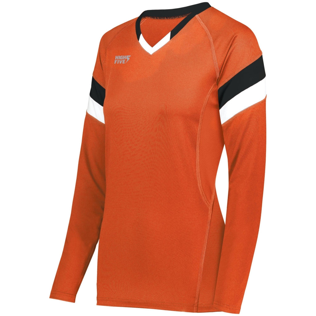 Girls TruHit Tri-Color Long Sleeve Jersey