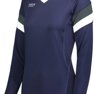 Girls TruHit Tri-Color Long Sleeve Jersey - Image 7