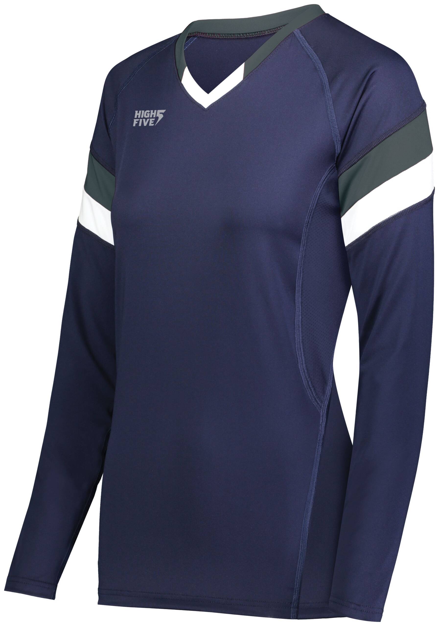 Girls TruHit Tri-Color Long Sleeve Jersey - Image 7