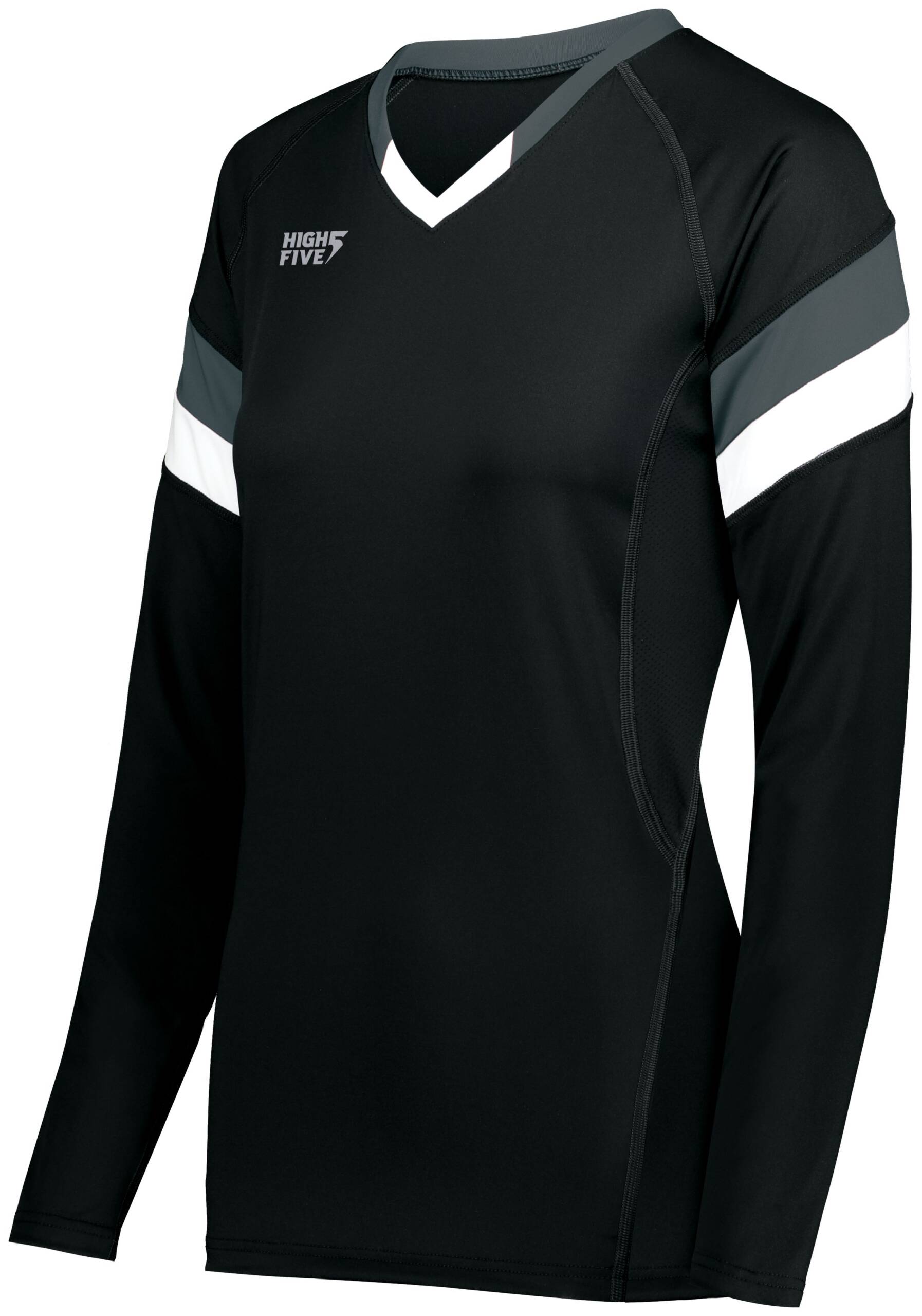 Girls TruHit Tri-Color Long Sleeve Jersey - Image 2