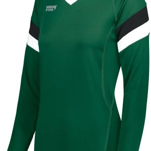 Girls TruHit Tri-Color Long Sleeve Jersey - Image 3