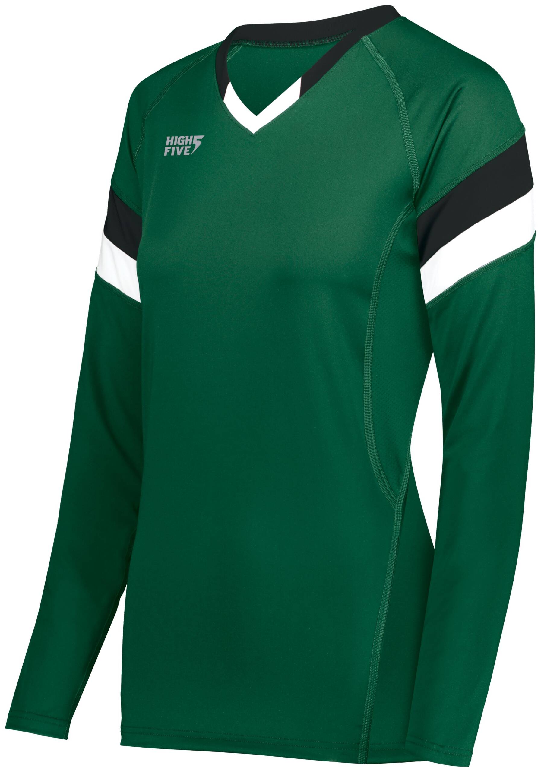 Girls TruHit Tri-Color Long Sleeve Jersey - Image 3