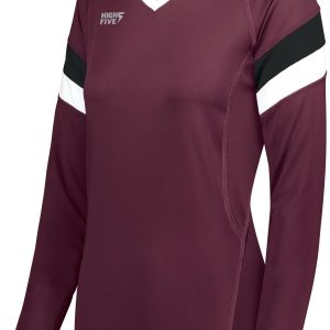 Girls TruHit Tri-Color Long Sleeve Jersey - Image 6