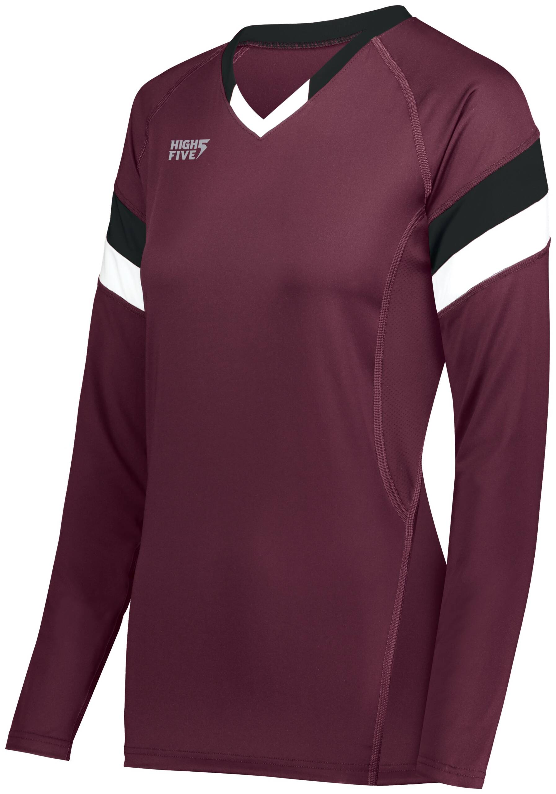 Girls TruHit Tri-Color Long Sleeve Jersey - Image 6