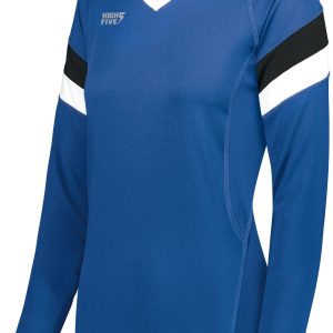 Girls TruHit Tri-Color Long Sleeve Jersey - Image 12