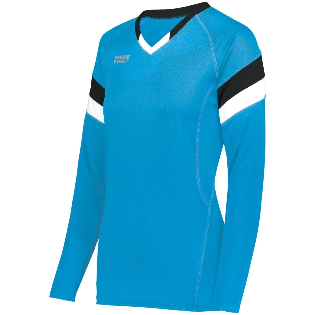 Girls TruHit Tri-Color Long Sleeve Jersey