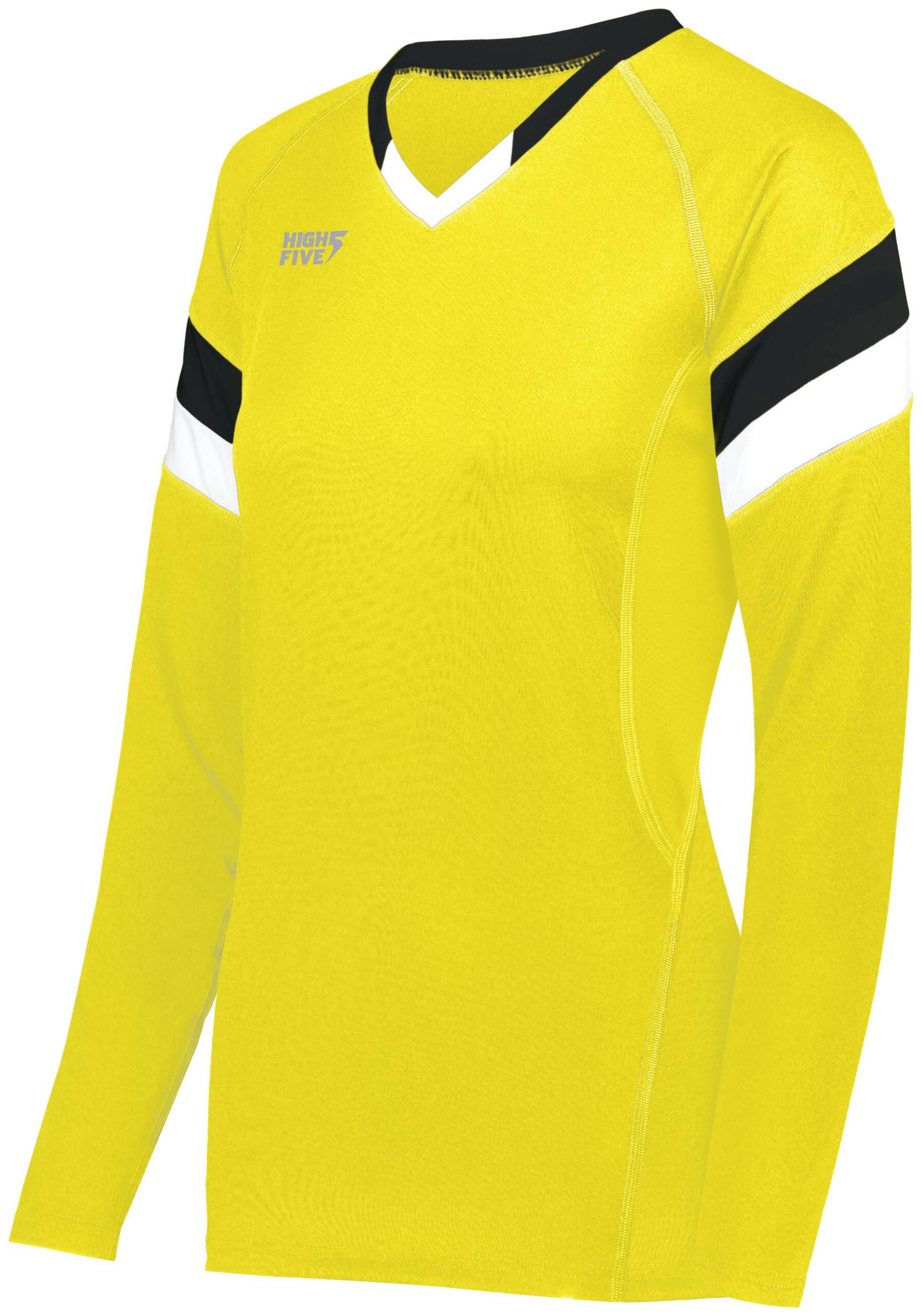 Girls TruHit Tri-Color Long Sleeve Jersey - Image 4