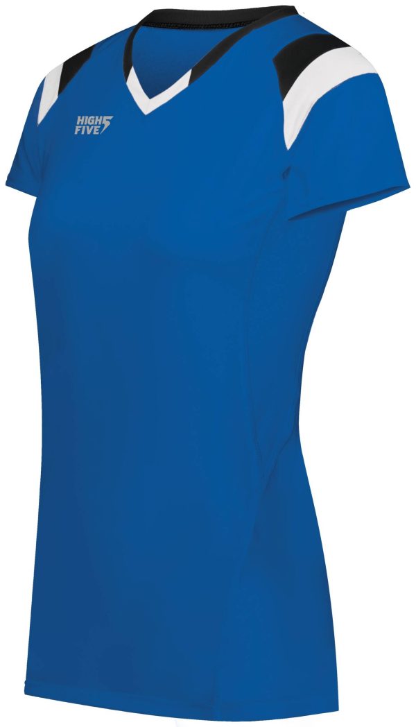 Girls TruHit Tri-Color Short Sleeve Jersey