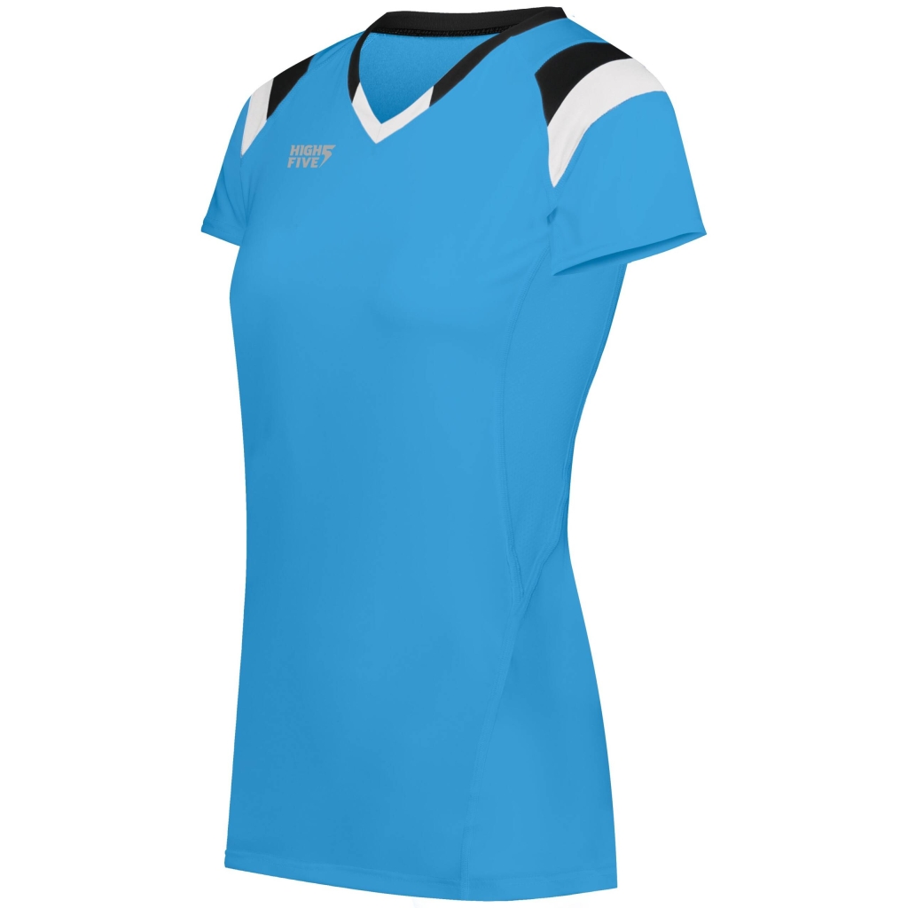 Girls TruHit Tri-Color Short Sleeve Jersey