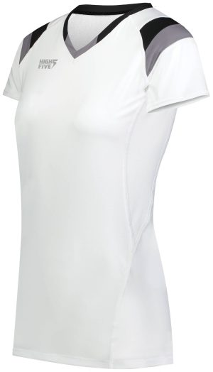 Ladies TruHit Tri-Color Short Sleeve Jersey
