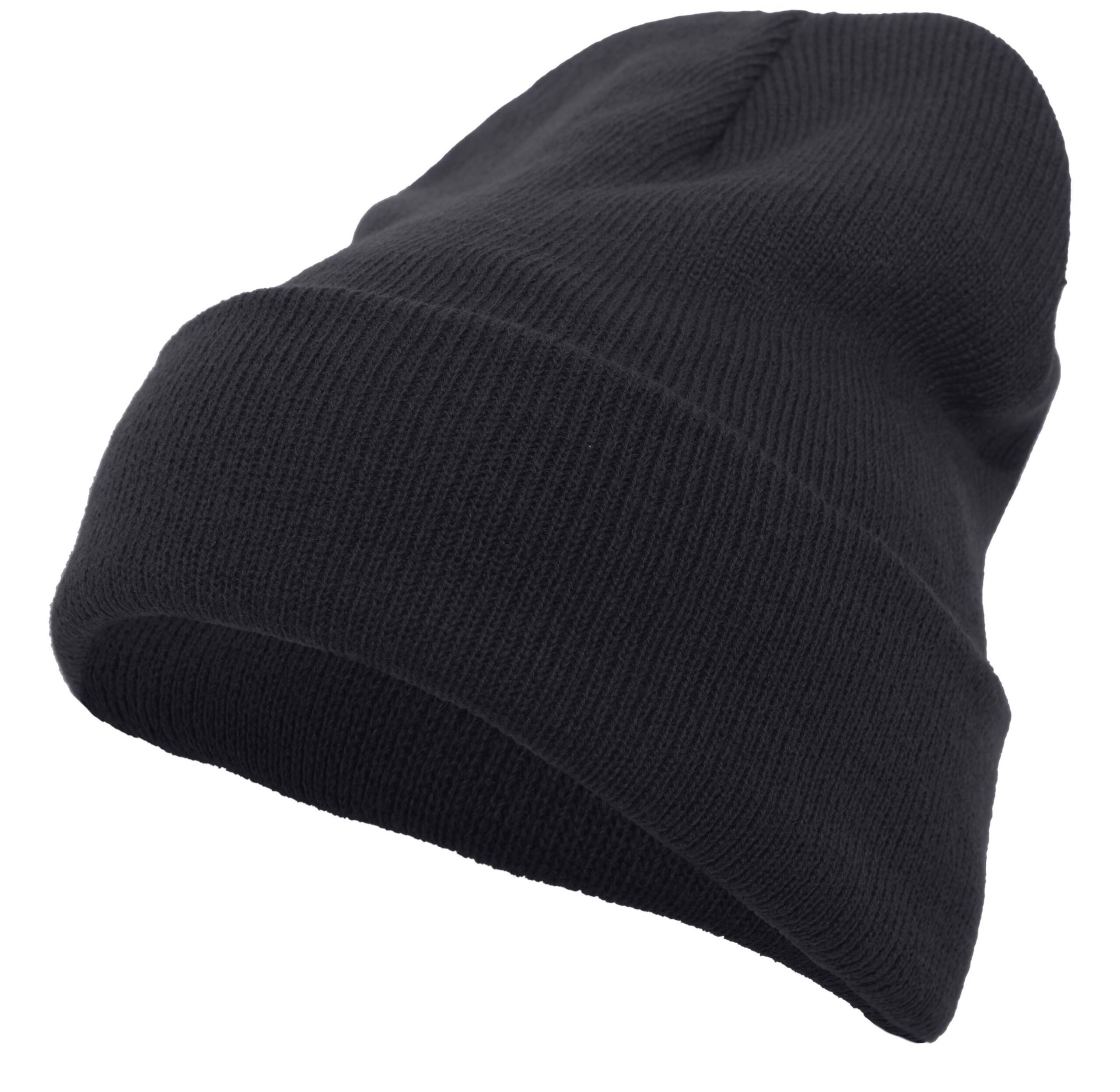 Knit Fold Over Beanie - Image 4
