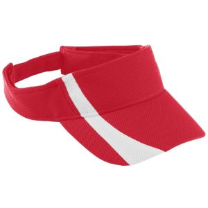 Adjustable Wicking Mesh Two-Color Visor - Image 3
