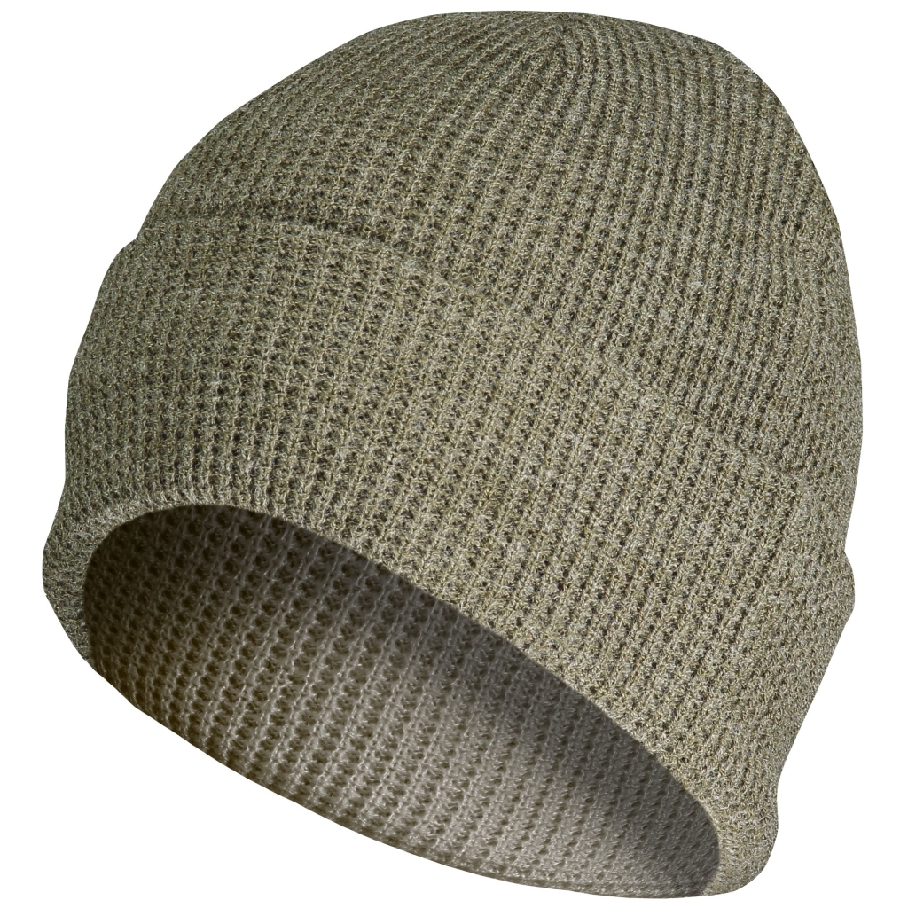 Waffle Knit Cuff Beanie