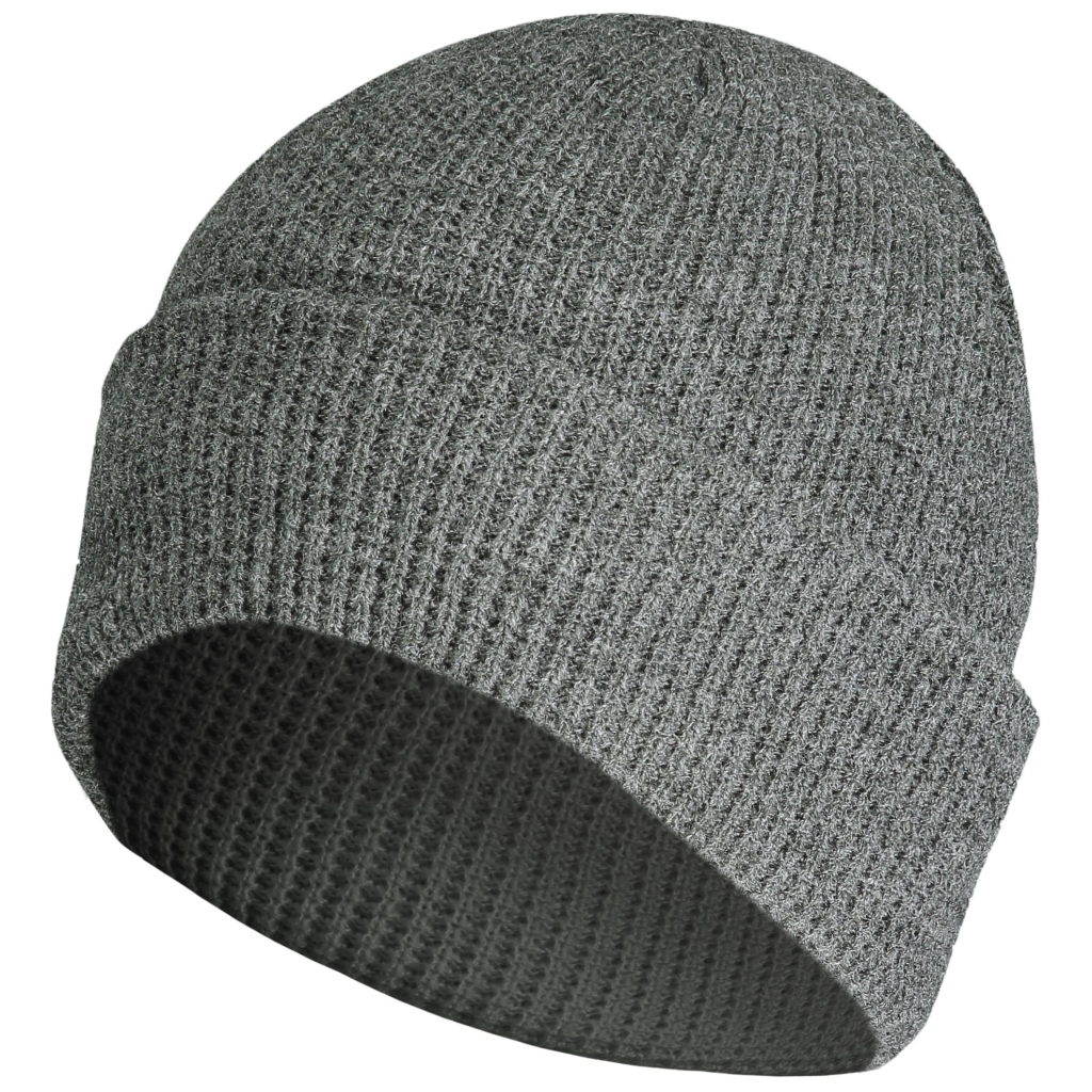 Waffle Knit Cuff Beanie