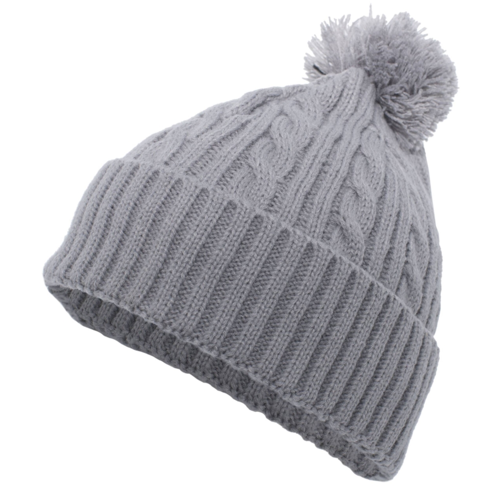 Cable Knit Pom-Pom Beanie