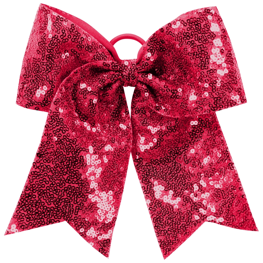 Sequin Cheer Hair Bow