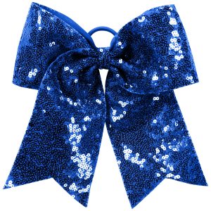 Sequin Cheer Hair Bow - Image 4