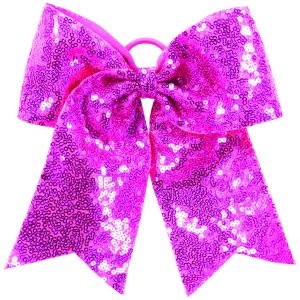 Sequin Cheer Hair Bow