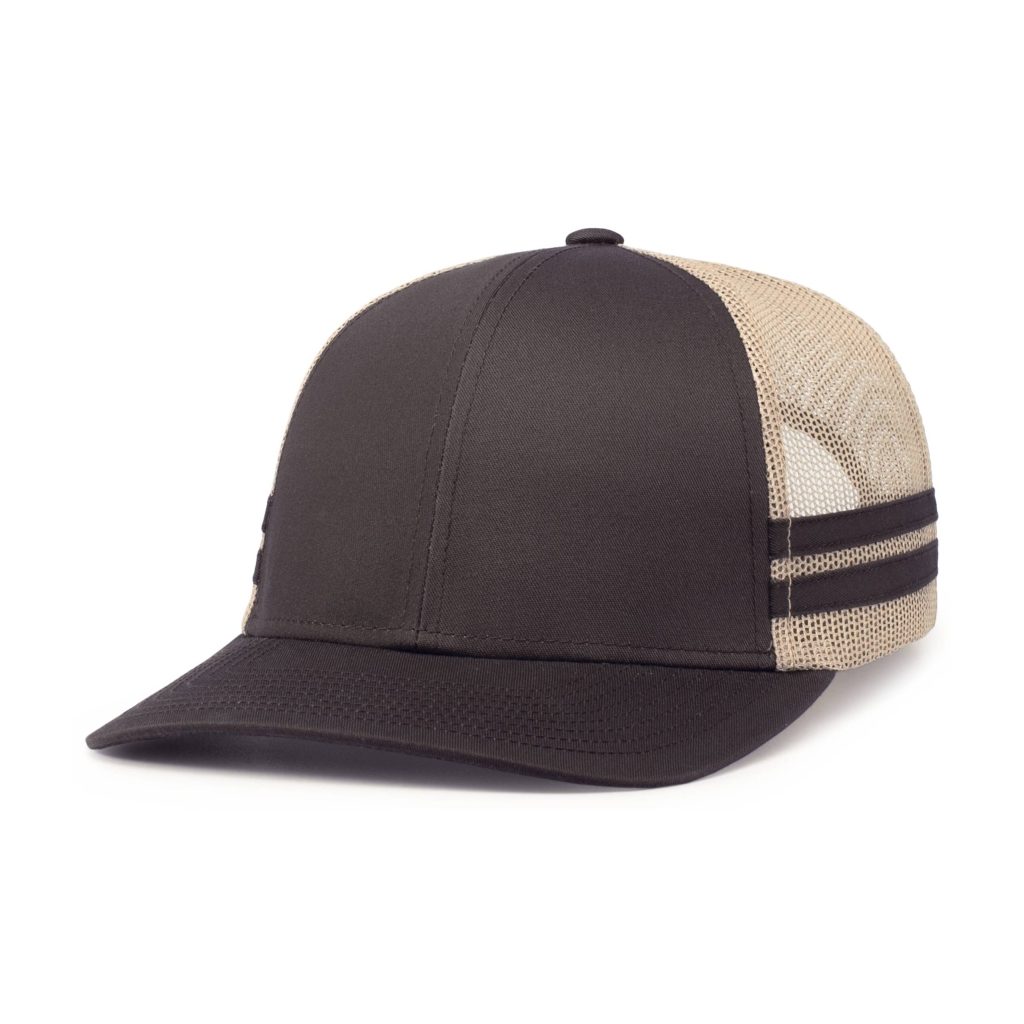 Low-Profile Stripe Trucker Cap