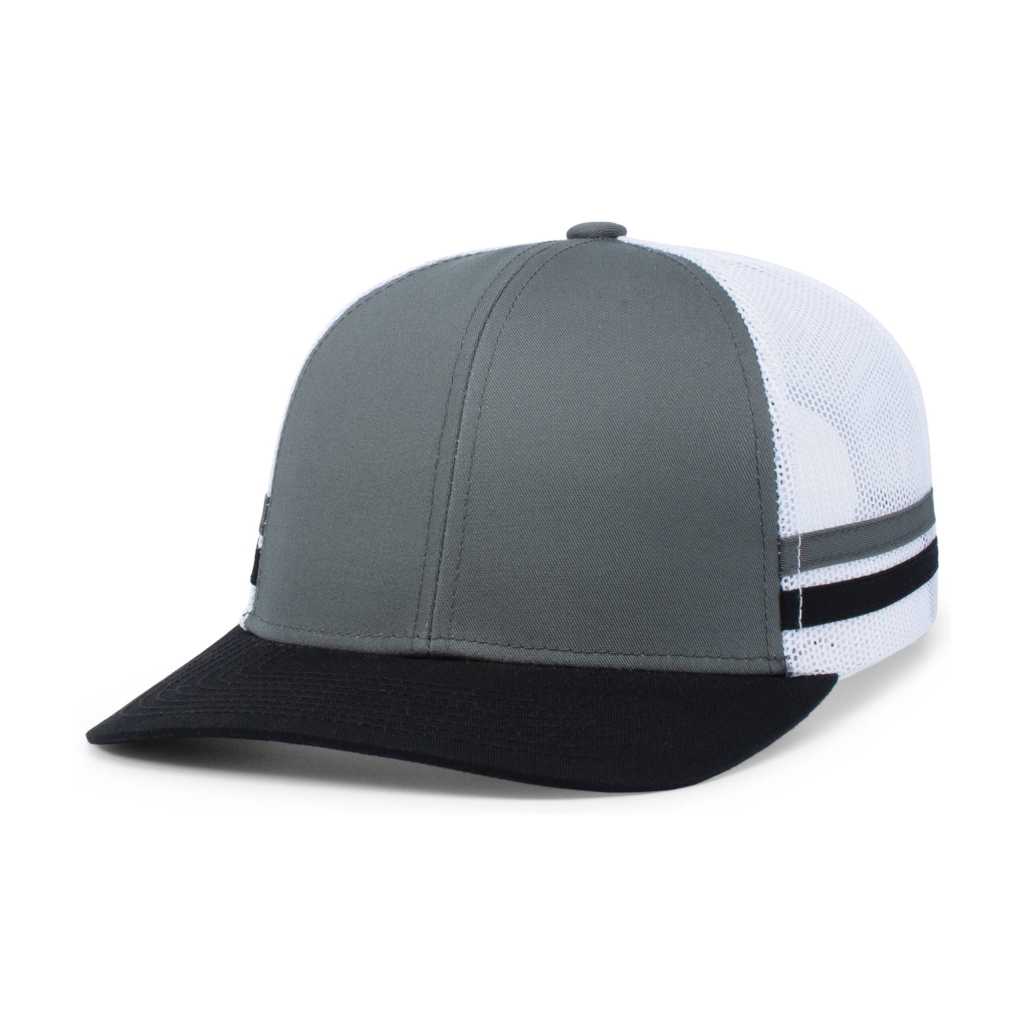 Low-Profile Stripe Trucker Cap
