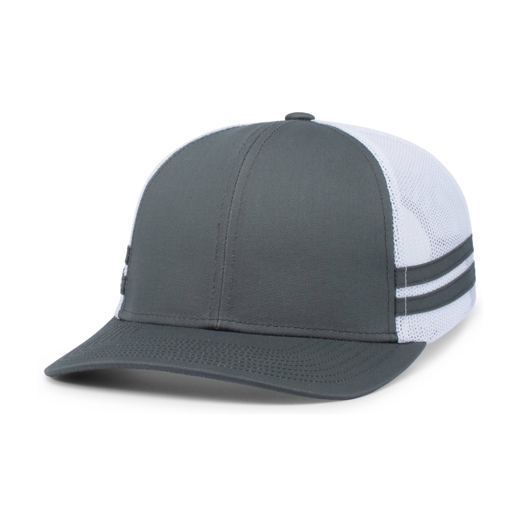 Low-Profile Stripe Trucker Cap