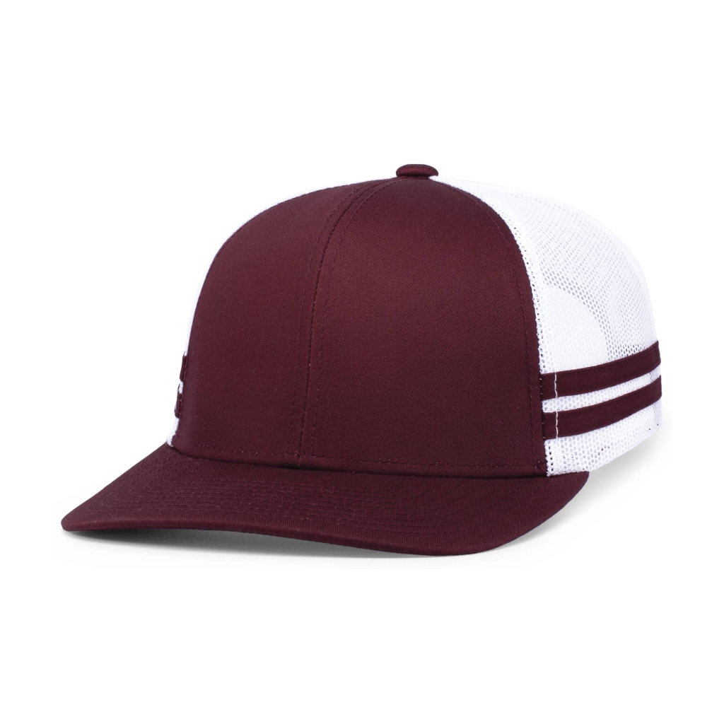 Low-Profile Stripe Trucker Cap