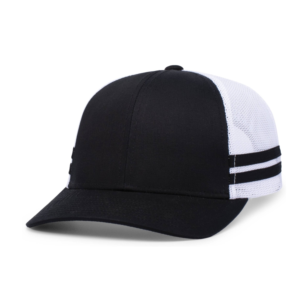 Low-Profile Stripe Trucker Cap