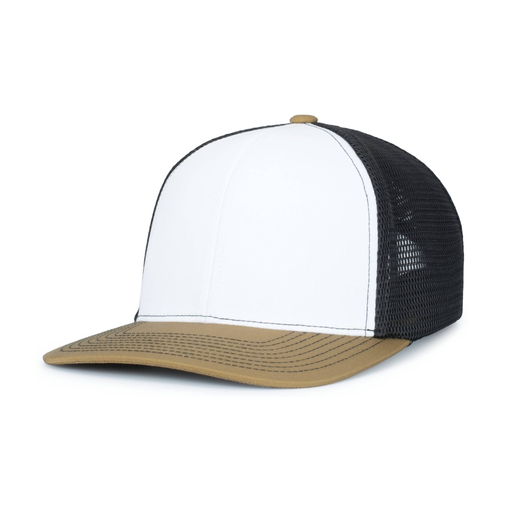 Contrast Stitch Trucker PacFlex Snapback Cap