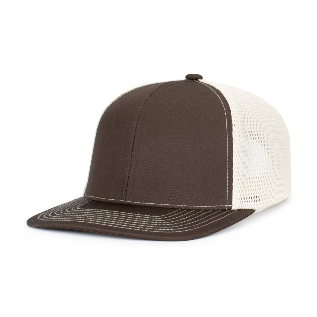 Contrast Stitch Trucker PacFlex Snapback Cap
