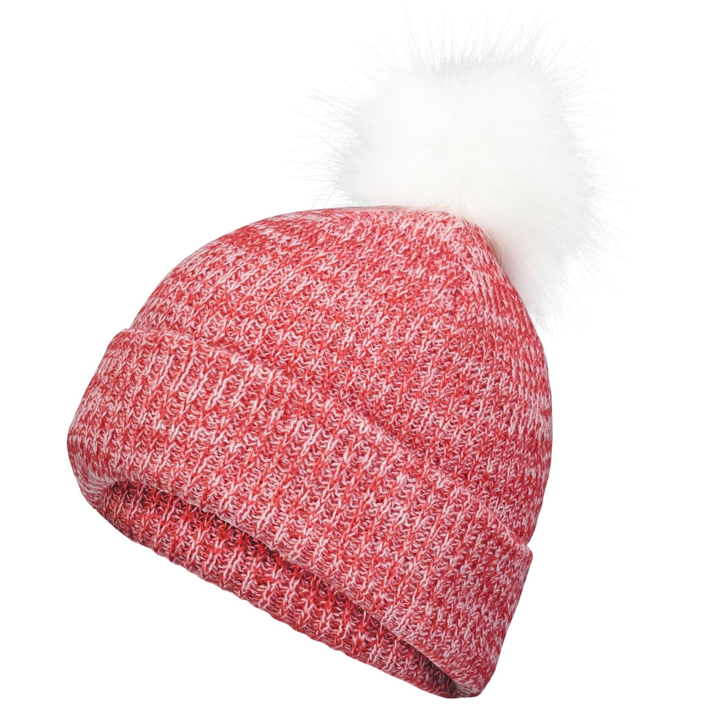 Faux Fur Pom Beanie