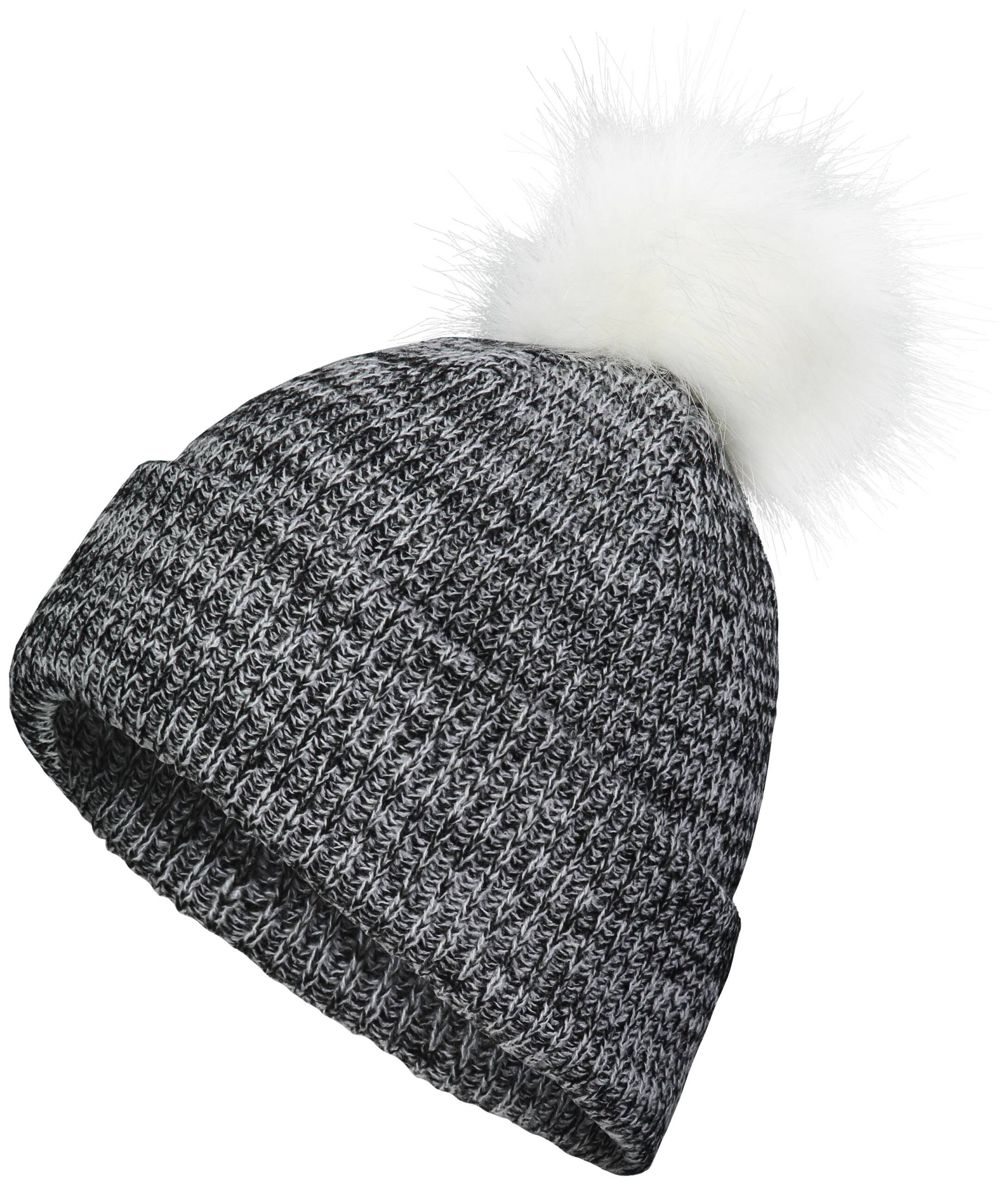 Faux Fur Pom Beanie - Image 2
