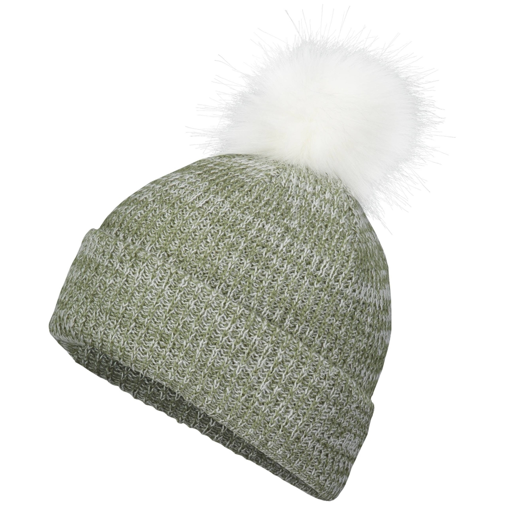 Faux Fur Pom Beanie