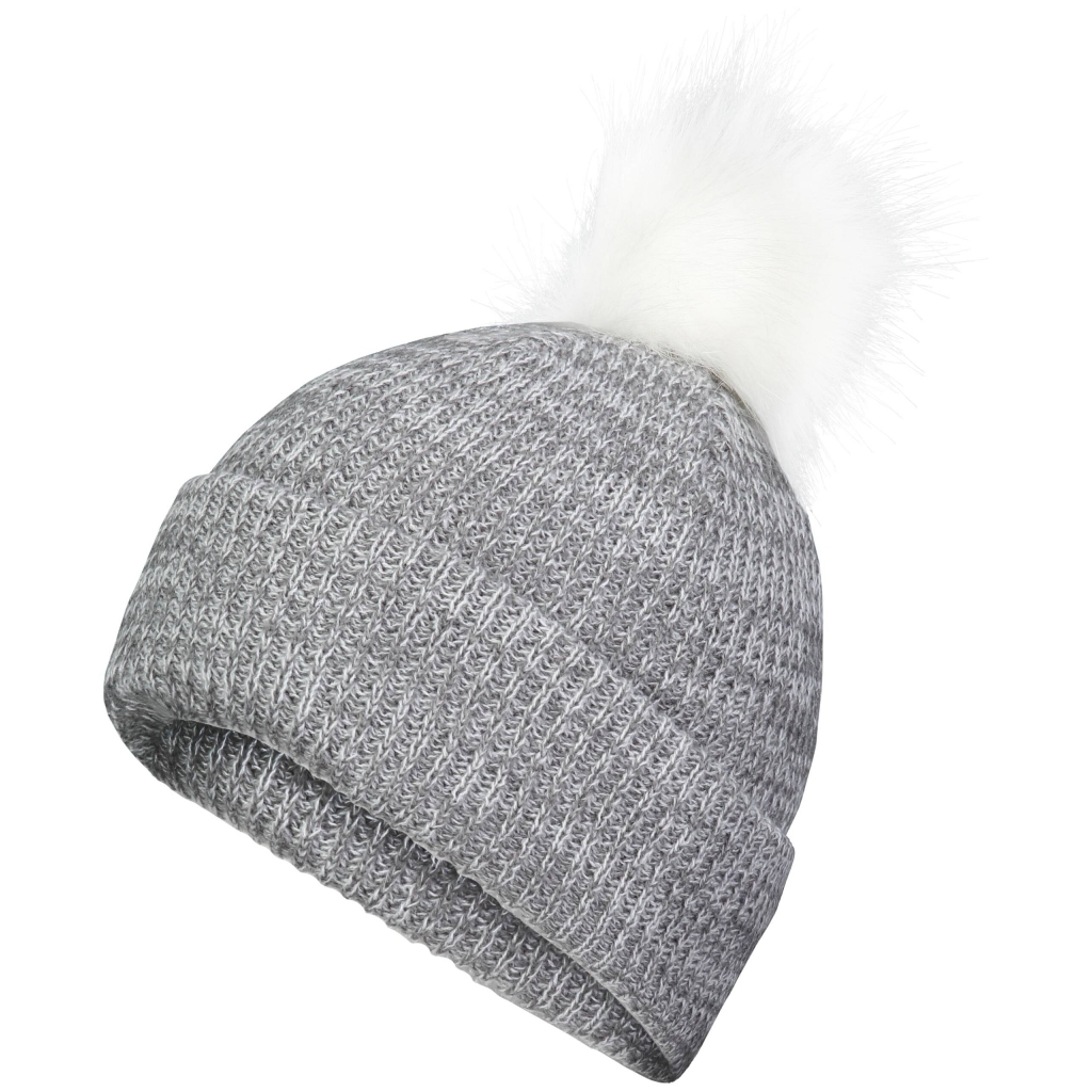 Faux Fur Pom Beanie