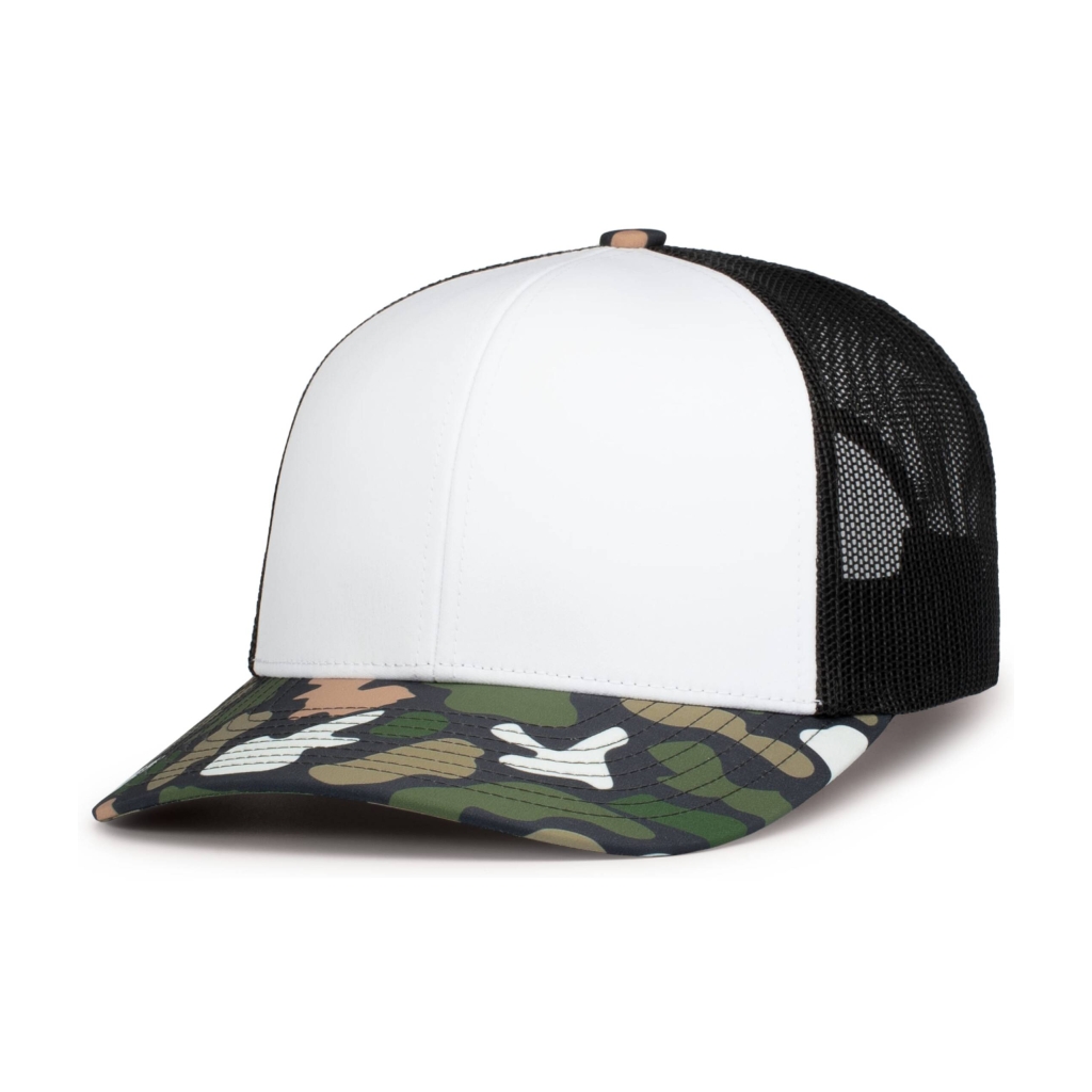 DUCK CAMO TRUCKER SNAPBACK CAP