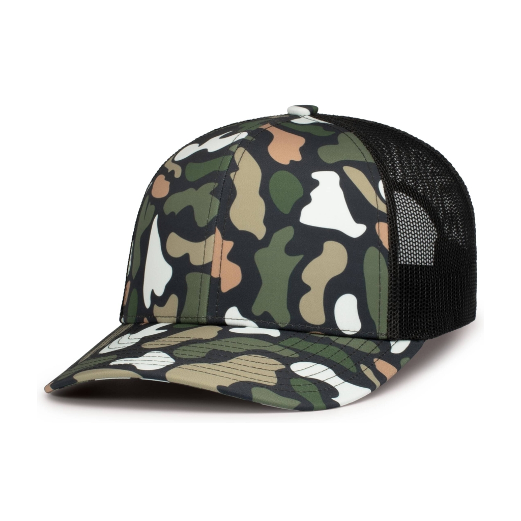 DUCK CAMO TRUCKER SNAPBACK CAP